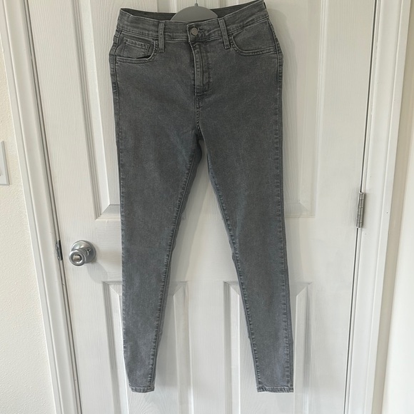 Levi's Gray High Rise‎ Jeans Slim Fit Tapered - Picture 1 of 7